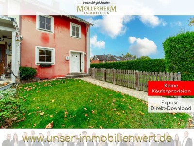 Zuhause mit großem Garten - Gemütliches Reihenendhaus mit Keller und Stellplatz