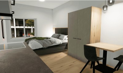 ZENTRALE GARCONNIERE MIT DACHFENSTER &amp; 4STERN-SUPERIOR MÖBLIERUNG IN ST. JOHANN