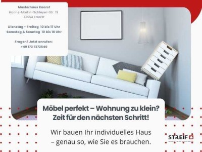 Individuell wohnen: Besuchen Sie unser Musterhaus in Kaarst und entdecken Sie die KFN-Vorteile.