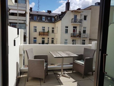 kleines Dachterrassenapartment an der Uni