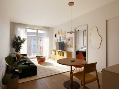Schöne 2 Zimmer Wohnung mit Balkon - Provisionsfrei direkt vom Bauträger - reserviert-