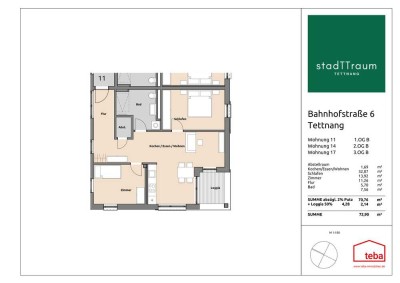 Neubauprojekt "stadTTraum"
Leben wo andere Urlaub machen