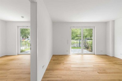 2-Zimmer-Neubau-Wohnung mit herrlichem Privatgarten