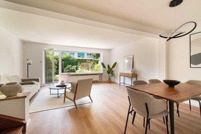 Moderne 3 Zimmerwohnung mit eigenem Garten