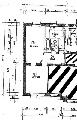 Ruhige 2-Zimmer-Wohnung in Erfurt-Andreasvorstadt | 54 m² | 3. OG mit Aufzug | Bad mit Wanne
