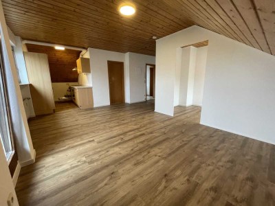 Vollständig renovierte 1,5-Zimmer-Wohnung mit Balkon und Einbauküche in Filderstadt