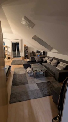 Geschmackvolle 2-Raum-Loft-Wohnung mit gehobener Innenausstattung mit Balkon und EBK in Augsburg