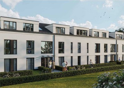 Neubau Erstbezug 3-Zi-Whg mit gehob. Ausstatt., barrierefrei, Balkon, EBK, TG-Stellpl. in Hangelar