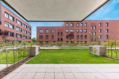 *Neubau* helle 2-Zimmer-Erdgeschosswohnung mit Terrasse und Garten!