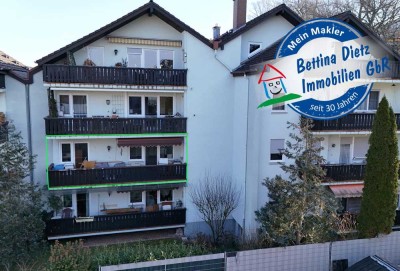 DIETZ: Neu sanierte 3-Zimmer-Wohnung mit Balkon, Einbauküche, Gäste-WC optionaler Garage! WG möglich