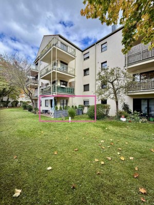 Attraktive 2-Zimmer-Terrassenwohnung in ruhiger Fürther Südstadtlage