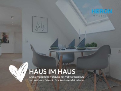 HAUS IM HAUS in Brackenheim-Meimsheim -  Große Maisonette mit Vollwärmeschutz u. weiteren Extras