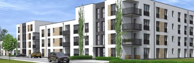 3 Zimmer-Wohnung mit Gartenterrasse
und eigenem Gartenteil von 50,8 Quadratmetern