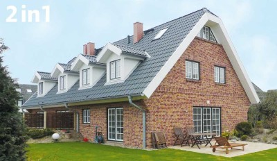 Wie wäre es mit den besten Freunden im Doppelhaus zu wohnen? Doppeltes Glück bei halber Rate.