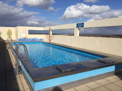 1-Zimmer-Wohnung mitWest Balkon mit Sauna und Schwimmbad in München Kreis, Unterschleißheim