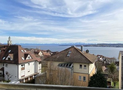 Top Lage - mit unverbaubarer See- und Bergsicht - ruhig Wohnen, 3 Zimmer-Maisonettewohnung