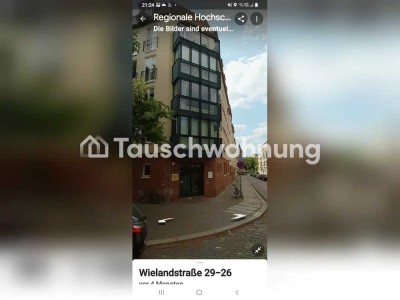 Tauschwohnung: 2 Raumwohnung mit Bodentiefen Fenster Einbauküche und Aufzug
