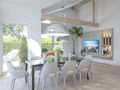 Bungalow, hohe Decken, Fernblick, Kellergeschoss: unmöglich? doch, es geht