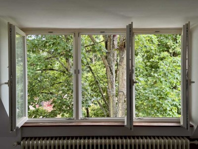 Großzügig geschnittene Altbau-Dachgeschoss-Maisonettewohnung | ca. 95 qm | mitten in Altstadt HG