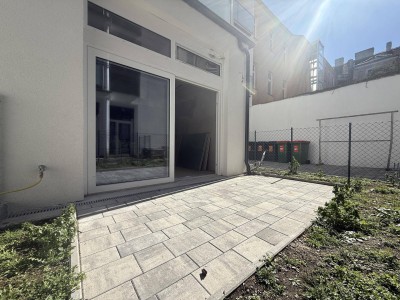 Erstbezug sanierter Altbau in Fertigstellung I ca. 19m² ruhige hofseitige Außenfläche I Luftwärmepumpe I Fußbodenheizung I Schlüsselfertig