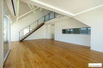 EXKLUSIVITÄT &amp; LUXUS - Blick über Stockerau? Dann hier klicken,... Exklusive Wohnung direkt in Stockerau / Private Dachterrasse mit ca. 55 m²