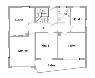 Schöne vier Zimmer Wohnung im Ortszentrum von Wutöschingen EG