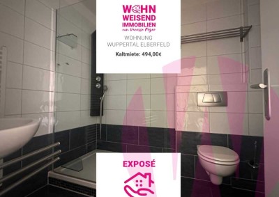 Wohnung in Wuppertal / ab sofort frei /ideal für Pendler durch Nähe zum HBF / S-Bahn Steinbeck