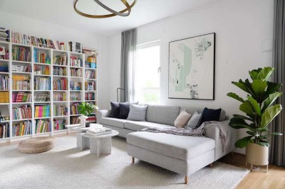 stillvoll möblierte  4- zimmer -Wohnung