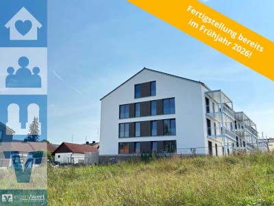 Wohnen am Hennigbach: stilville 3-Zimmer-Neubauwohnung mit Balkon