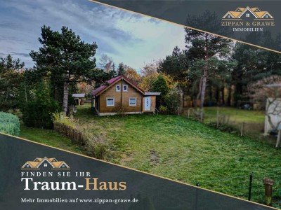 Gemütliches Holzhaus mit großem Grundstück und naturnaher Lage