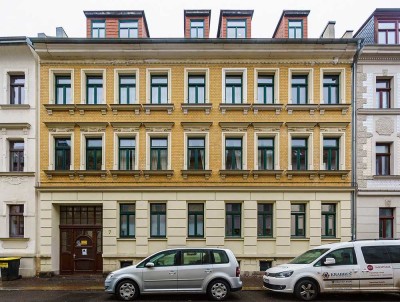 gemütliche kleine Wohnung mit Balkon in Lindenau