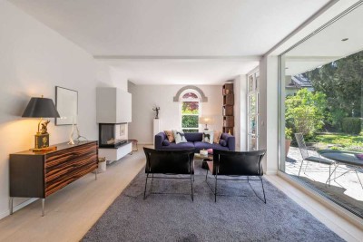 Faszinierendes Architektenhaus mit edler Design-Ästhetik und hinreißendem Garten