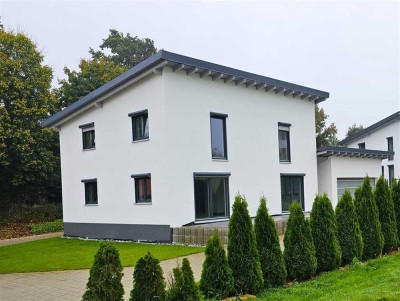 Modernes Pultdachhaus – Neubau mit Stil & Komfort & Wärmepumpe
