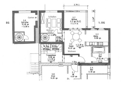 Ansprechende 3-Zimmer-Wohnung mit Balkon in Altena