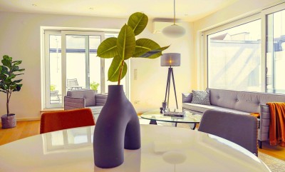 ZENTRUMSNAHE LAGE - 3 Zimmer - ca. 113m² gew. NFL - ca. 23m² Terrasse - Einbauküche - hochwertige Ausstattung - Garagenplatz - BJ 2020 - TERRASSEN-ERSTBEZUG