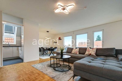 MÖBLIERT - MODERN LIVING - Maisonettewohnung mit Balkon