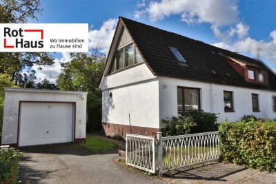 Doppelhaushälfte mit Baugrundstück in ruhiger Wohnlage!