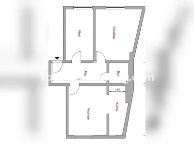 Tauschwohnung: zentral gelegene 3 Wohnung mit offener Einbauk