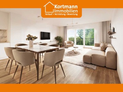 Moderne 2-Zimmer Eigentumswohnung mit Südbalkon in Nordwalde