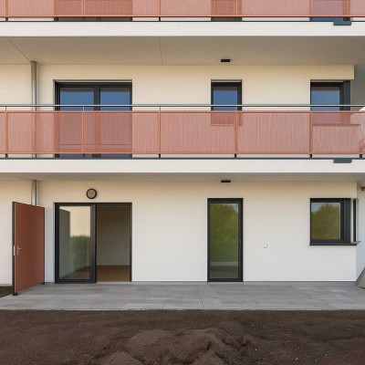 Erstbezug! Moderne 1-Zimmer-Wohnung mit Terrasse in Leipzig (Dösner Weg 10)