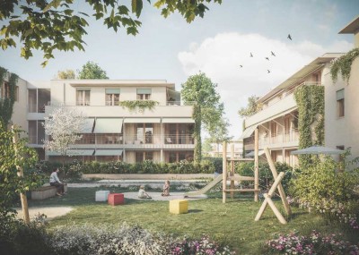 AKTION!!! quartier brunner – Wo die Stadt Luft holt. Haar bei München. Holzmassivbauweise EH40 + QNG