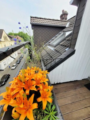 Helle 4-Zimmer-Dachgeschosswohnung mit Balkon in Rotthausen