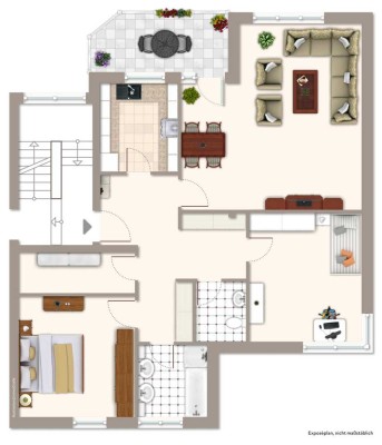 PROVISIONSFREIE 3,5 ZIMMER WOHNUNG ZENTRAL IN WARTHAUSEN I BALKON I GARAGE I