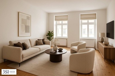 Charmante Altbauwohnung in gepflegtem Zustand – 2-Zimmer-Wohntraum