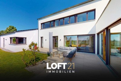 ** Hochwertiges Designer-Einfamilienhaus mit Top-Energieeffizienz im Grünen **