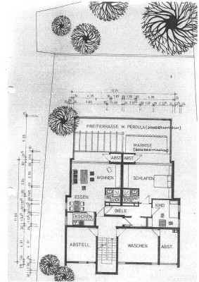 Charmante, Helle 3-Zimmer-Terrassenwohnung  in Südhanglage mit Stadtblick