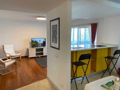Ansprechende und gepflegte 1,5-Raum-Wohnung mit Balkon und Einbauküche in Zörbig
