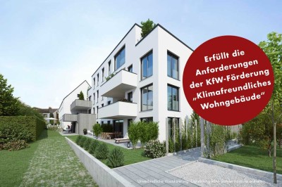 Ideale Kapitalanlage - 2,5 Zi.-Neubau-Wohnung mit 2 Terrassen in Ostfildern-Ruit! Nachhaltig leben!