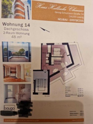 Wunderschöne Wohnung mit Dachterrasse Mitten in Leipzig