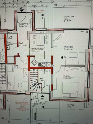 Erstbezug nach Sanierung zum Effizienshaus 3 Zimmer Wohnung mit Terrasse